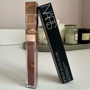 NARS Afterglow Lip Shine Gloss - Nympho - Cool Taupe Brown